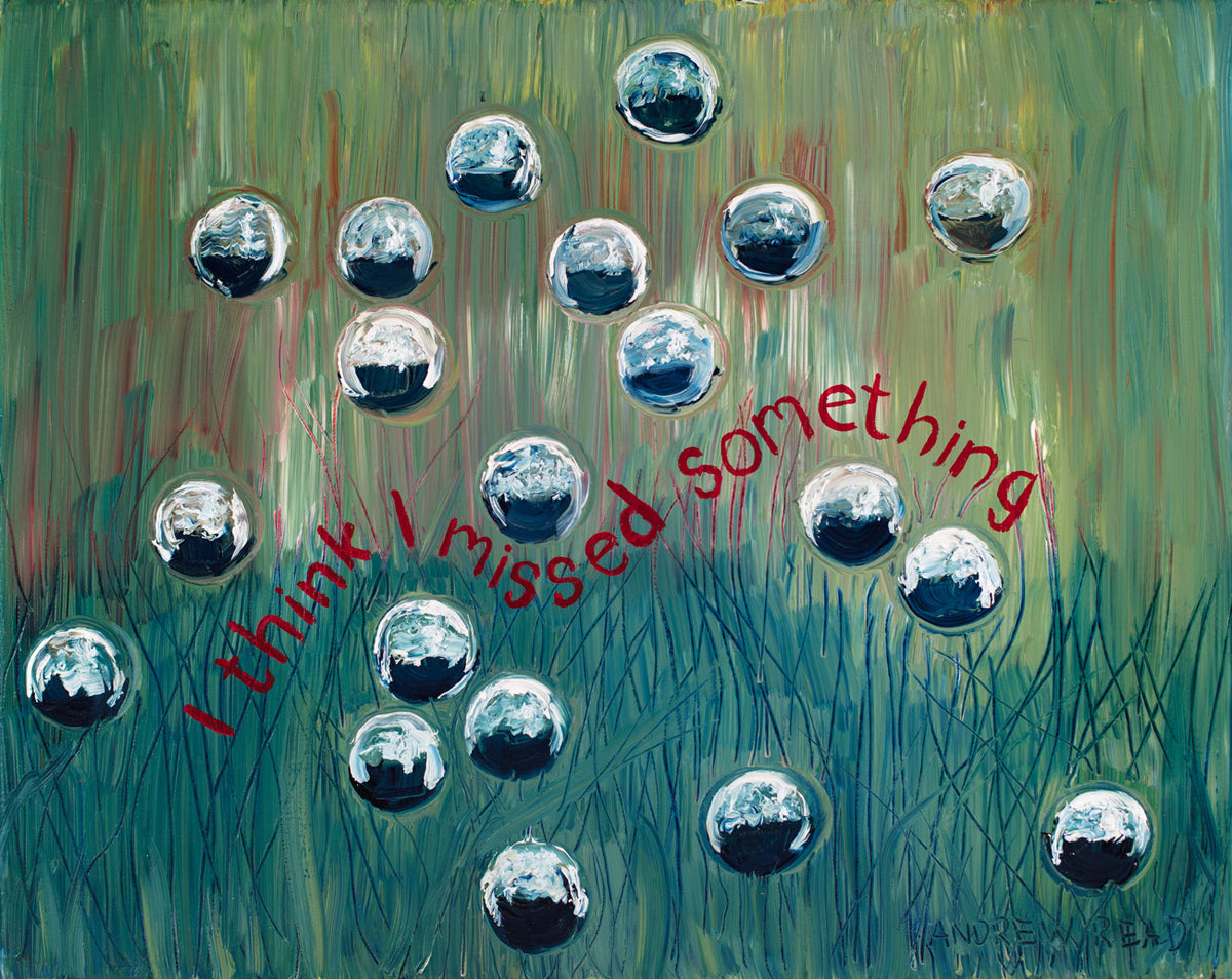 I Think I Missed Something – Original Oil Painting
