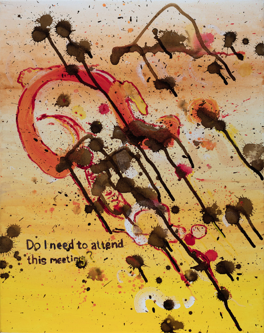 Do I Need to Attend This Meeting? – Original Painting