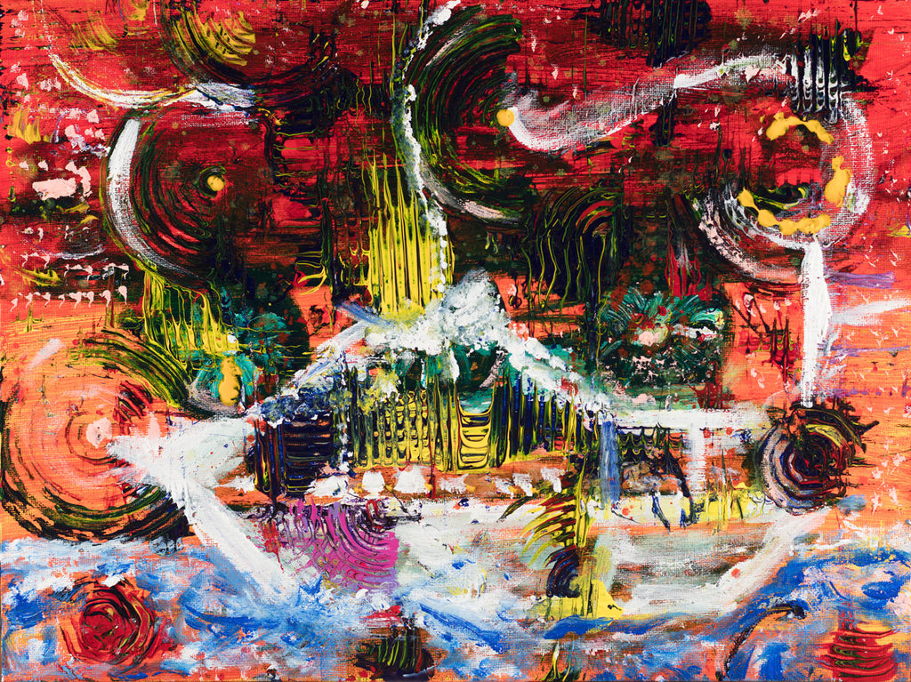 Signals in the Noise – Original Acrylic Painting