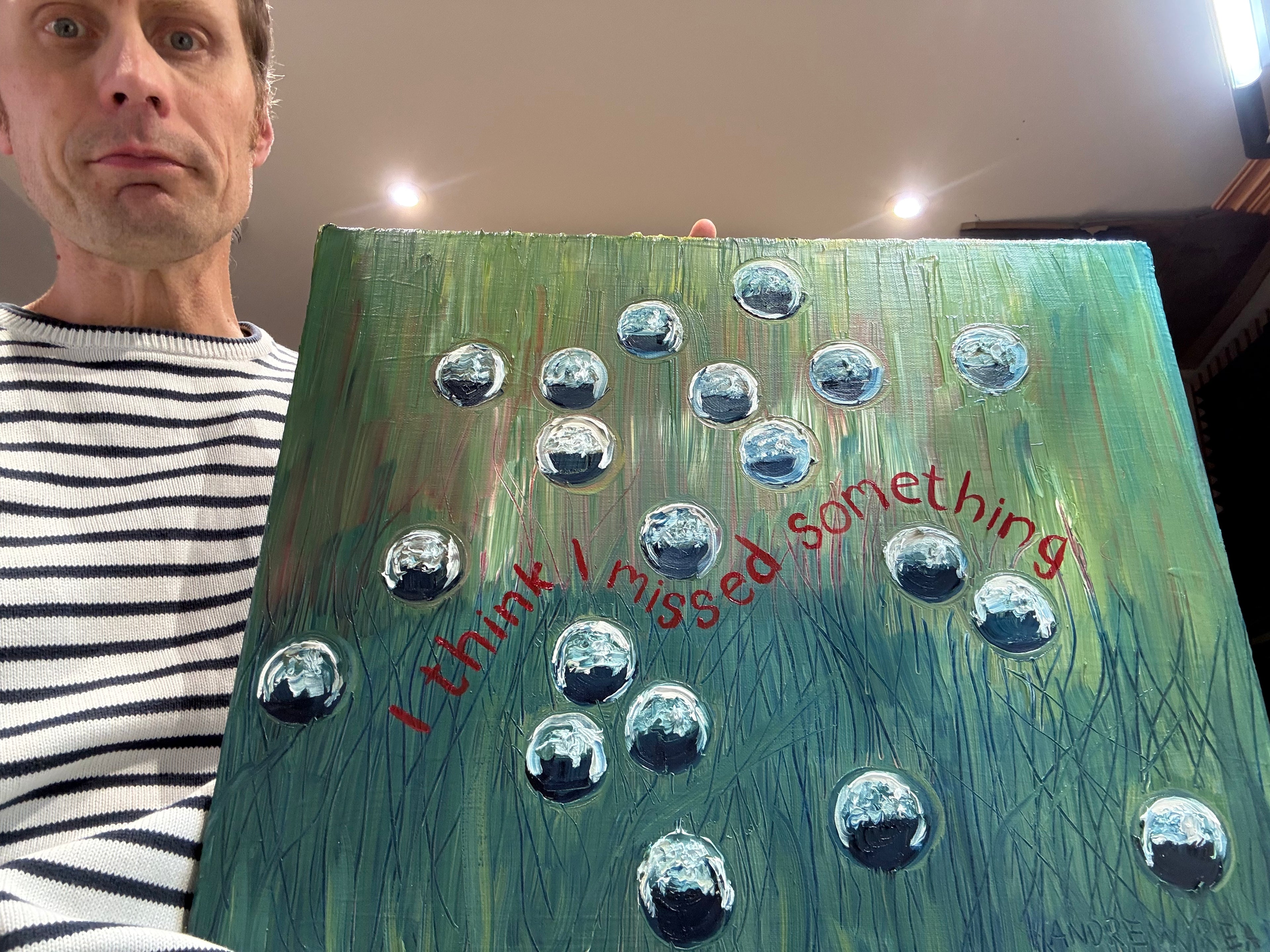 I Think I Missed Something – Original Oil Painting