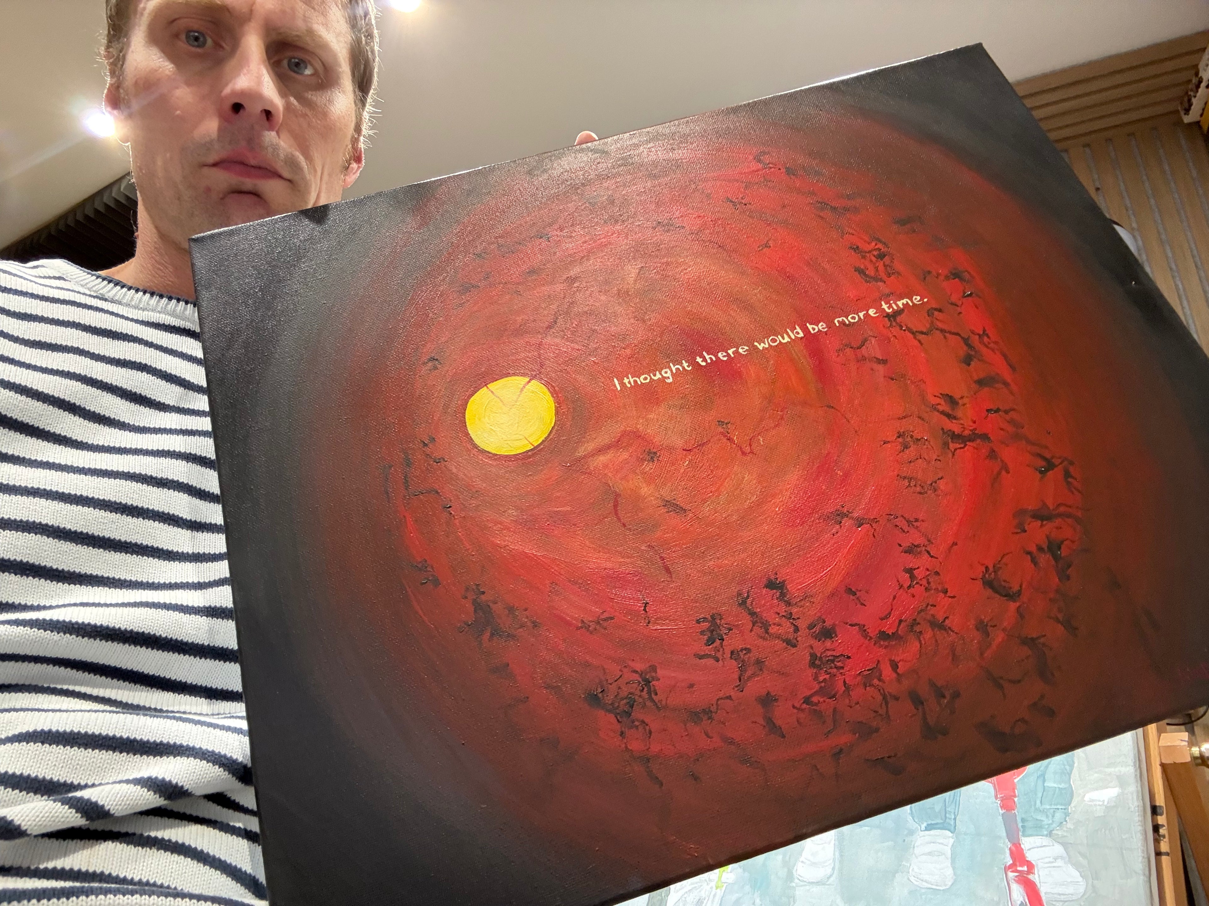 I Thought There Would Be More Time - Original Acrylic Painting