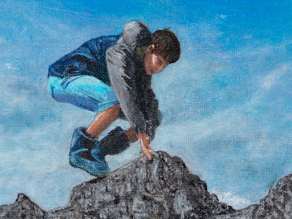 "On the Rocks"- Limited Edition Canvas Giclée Print