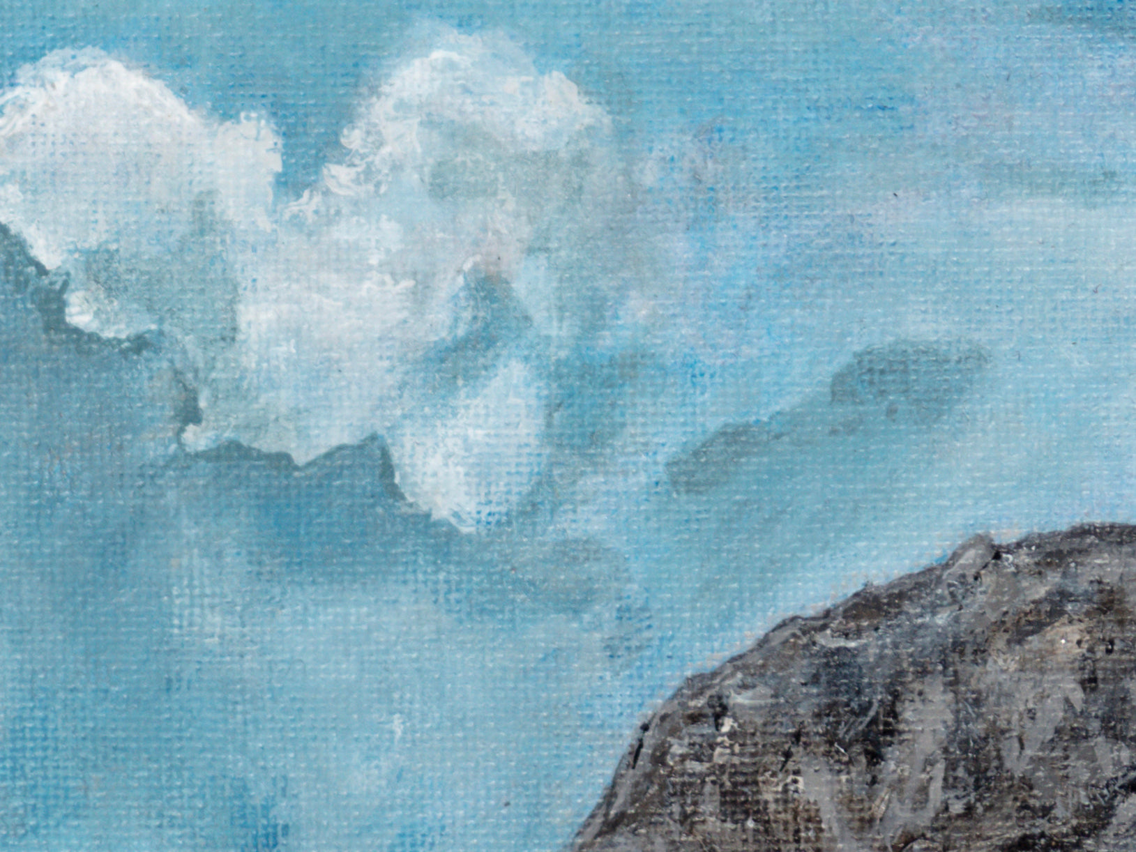 "On the Rocks"- Limited Edition Canvas Giclée Print