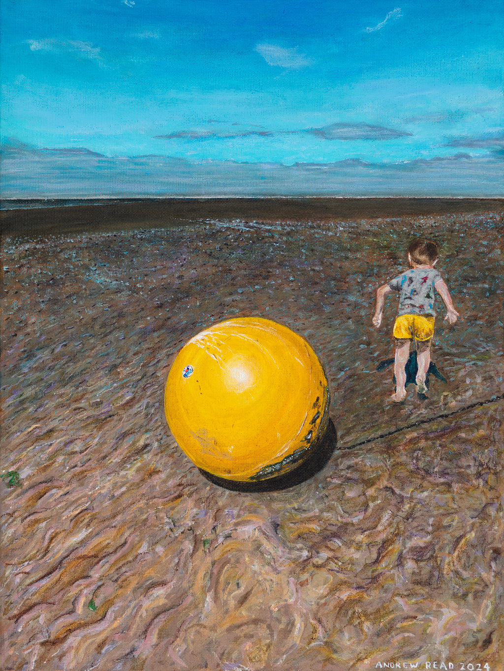 "The Boy and the Buoy" - Limited Edition Canvas Giclée Print