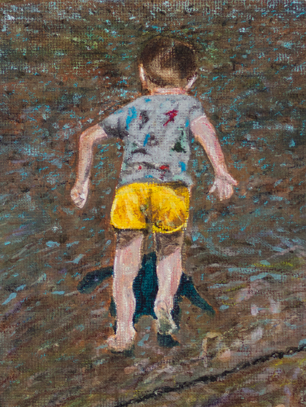 "The Boy and the Buoy" - Limited Edition Canvas Giclée Print