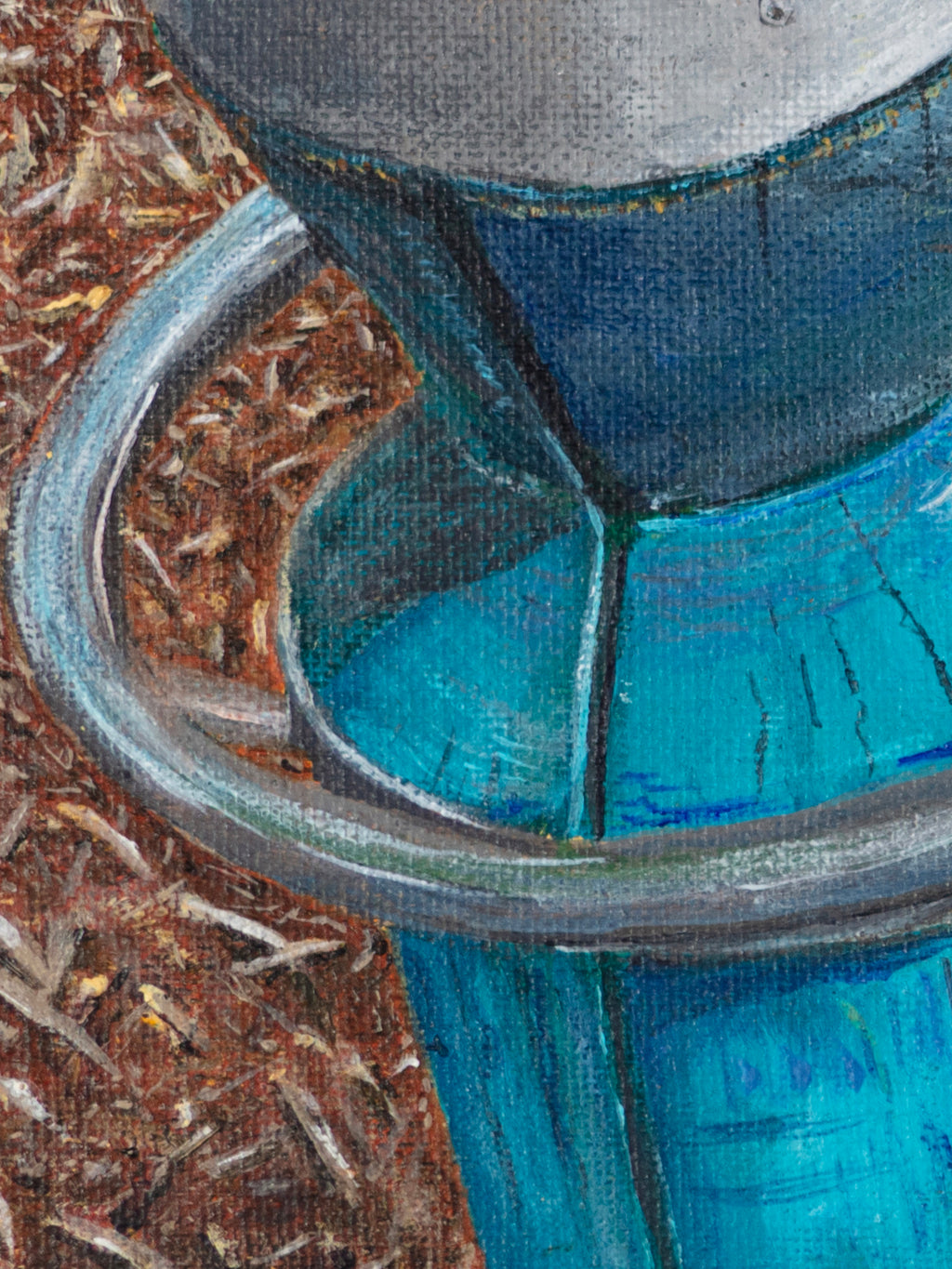 "The Littlest Zed Playing Dead" - Limited Edition Canvas Giclée Print