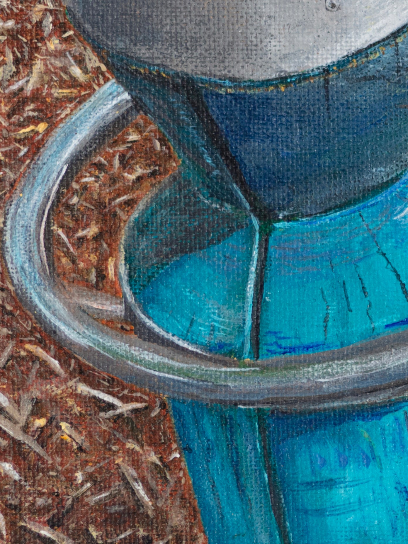 "The Littlest Zed Playing Dead" - Limited Edition Canvas Giclée Print