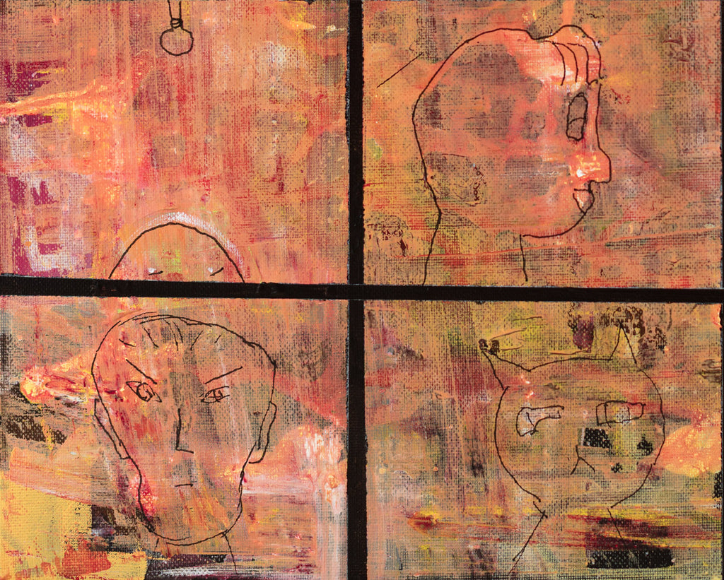 Cameras On Please – Original Painting