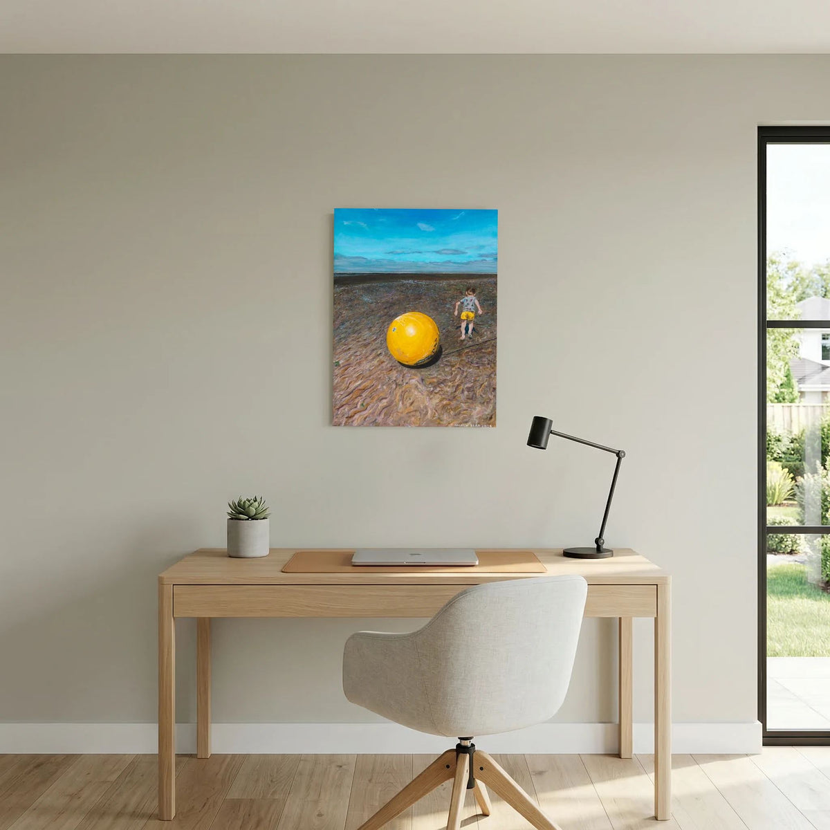 "The Boy and the Buoy" - Limited Edition Canvas Giclée Print