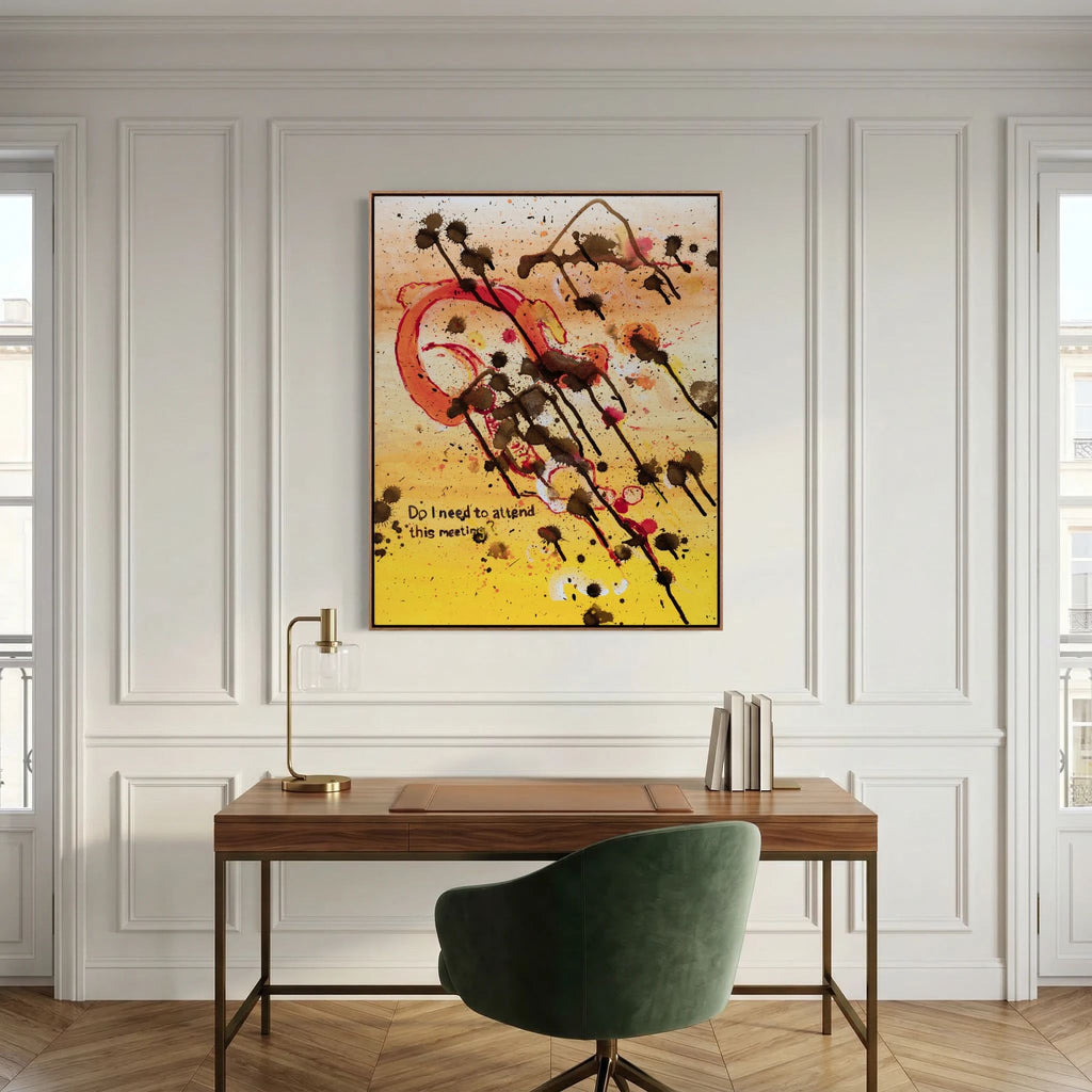 Do I Need To Attend This Meeting - Canvas Giclee Print