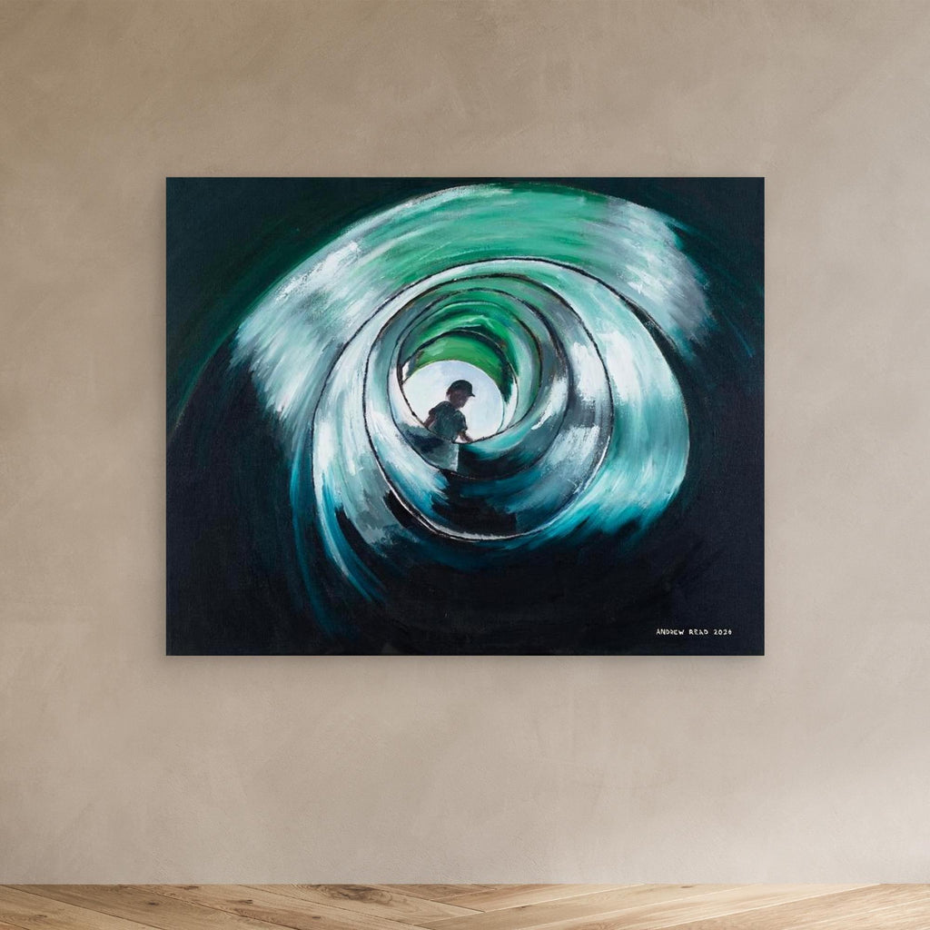 The Pause Before Bravery - Canvas Giclee Print