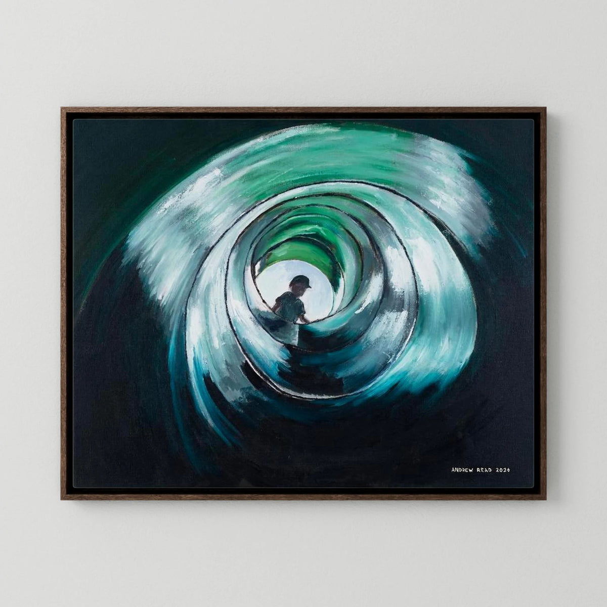 The Pause Before Bravery - Canvas Giclee Print