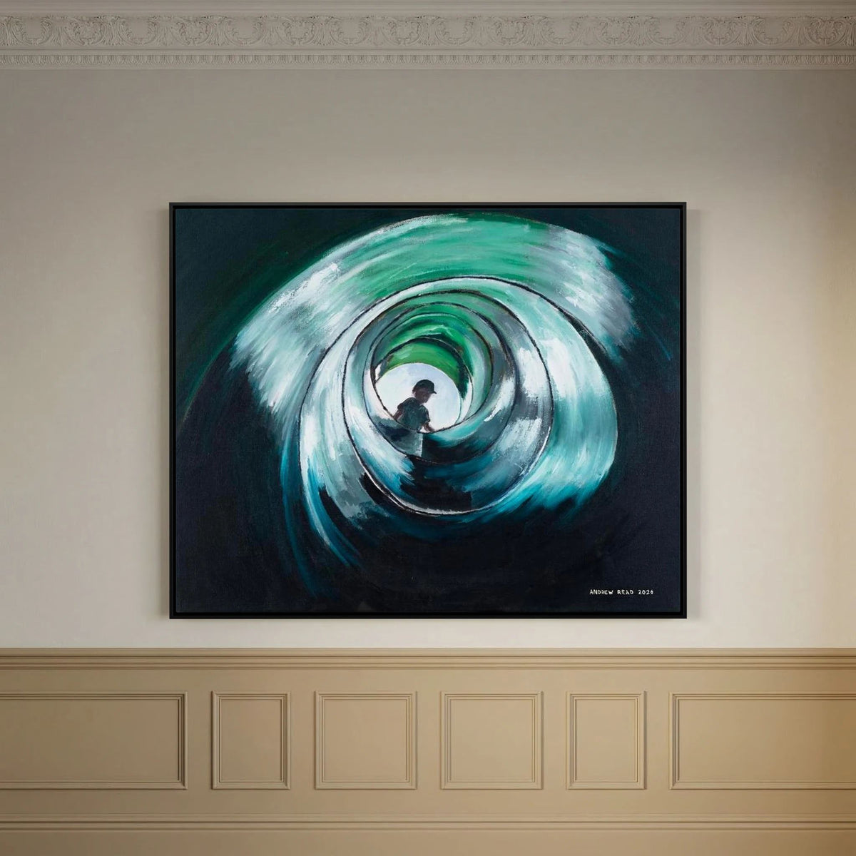 The Pause Before Bravery - Canvas Giclee Print