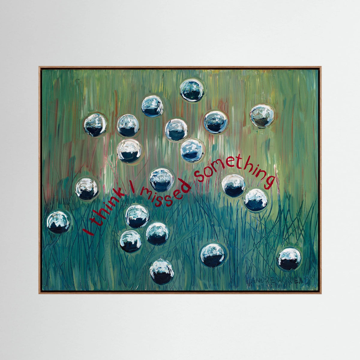 I Think I Missed Something – Canvas Giclee Print