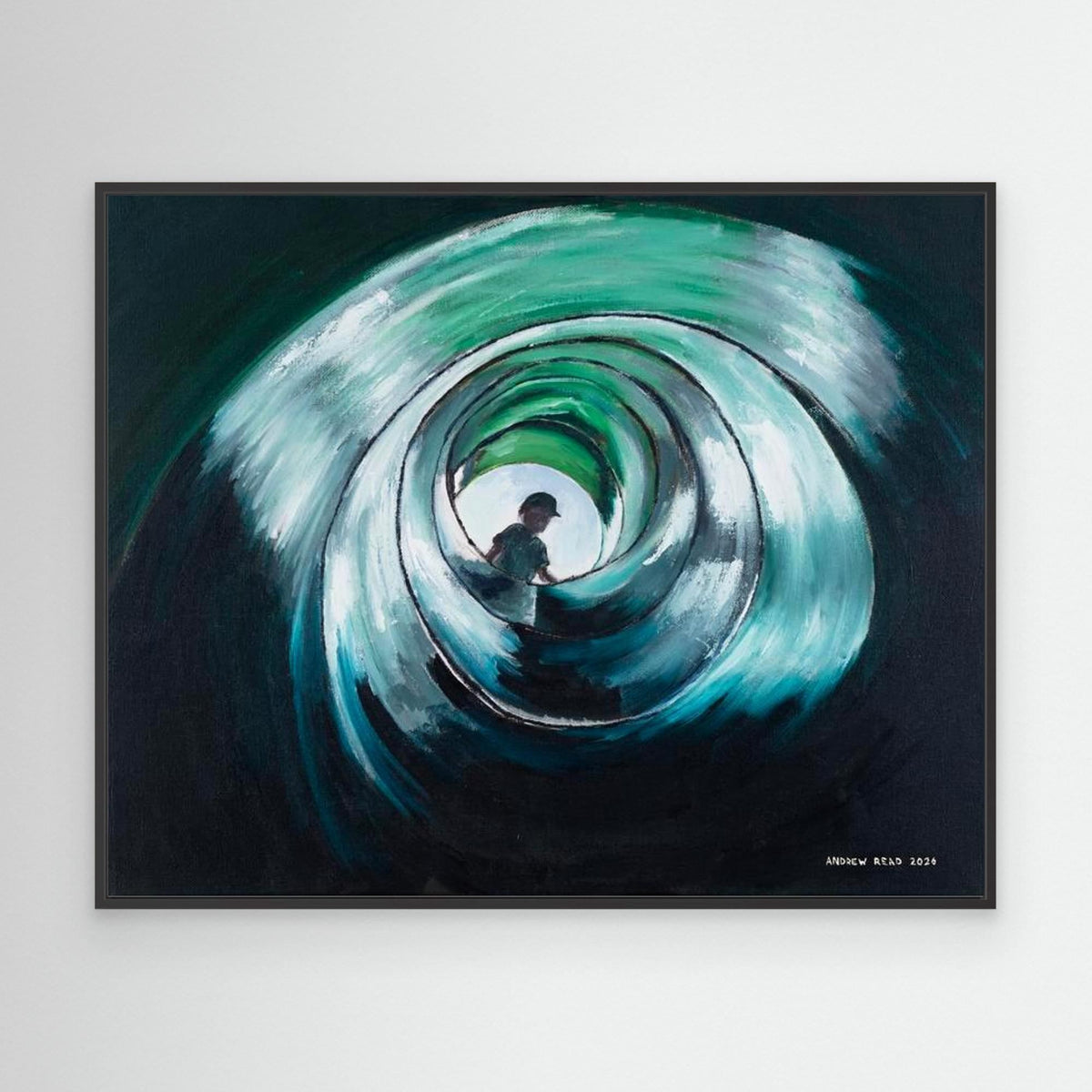 The Pause Before Bravery - Canvas Giclee Print