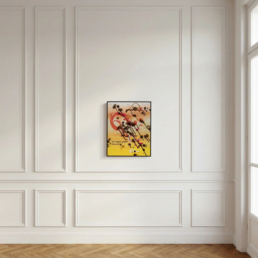 Do I Need To Attend This Meeting - Canvas Giclee Print