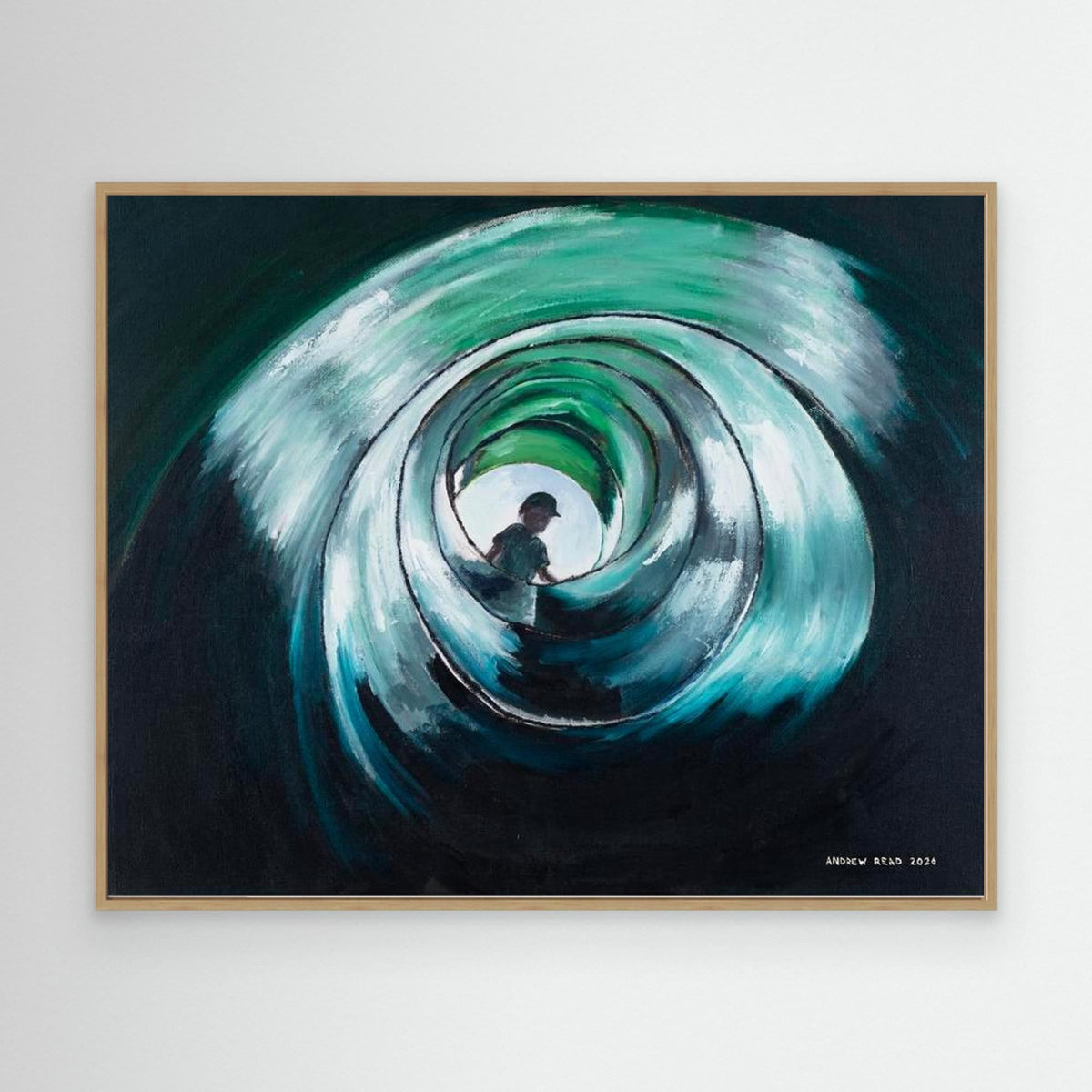 The Pause Before Bravery - Canvas Giclee Print