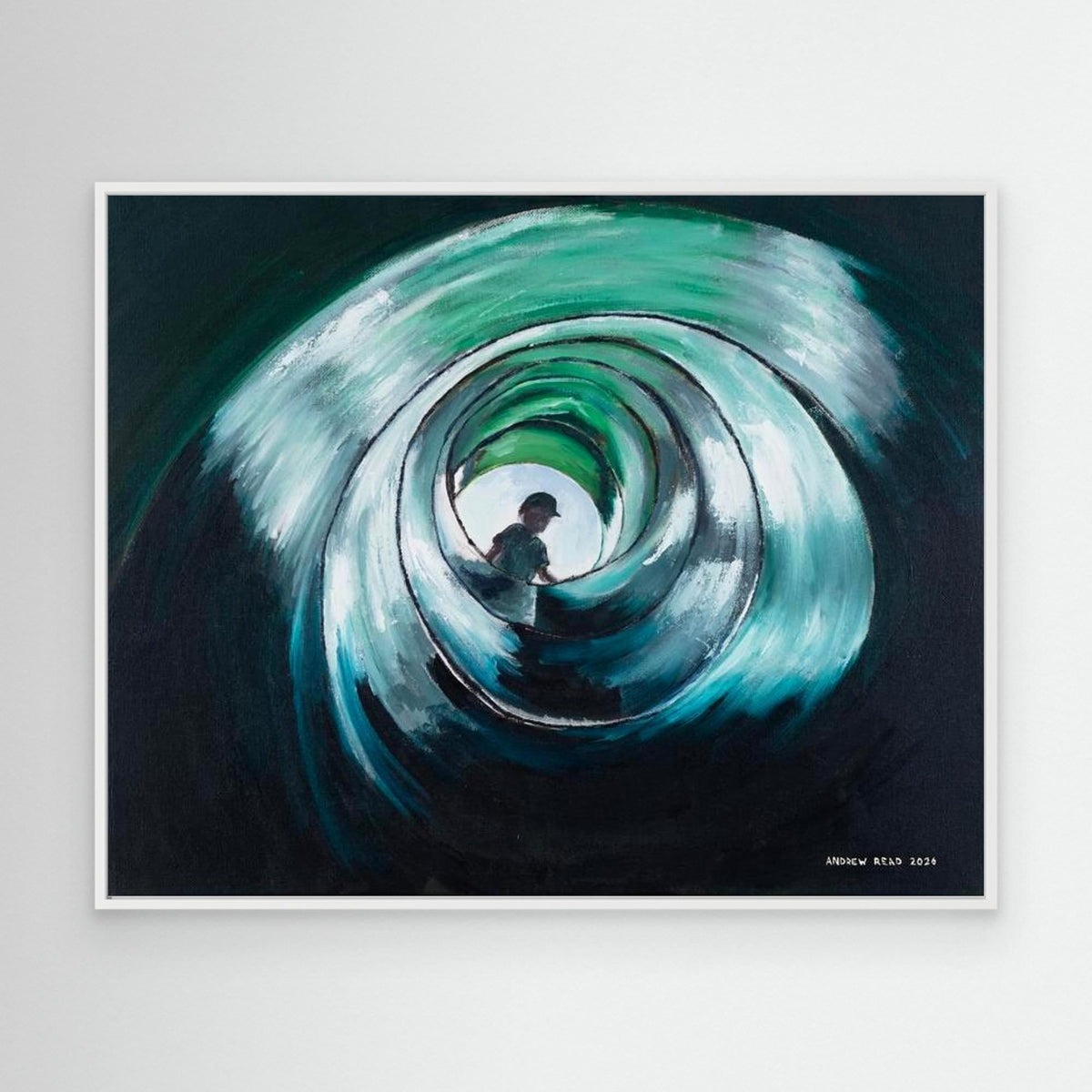 The Pause Before Bravery - Canvas Giclee Print