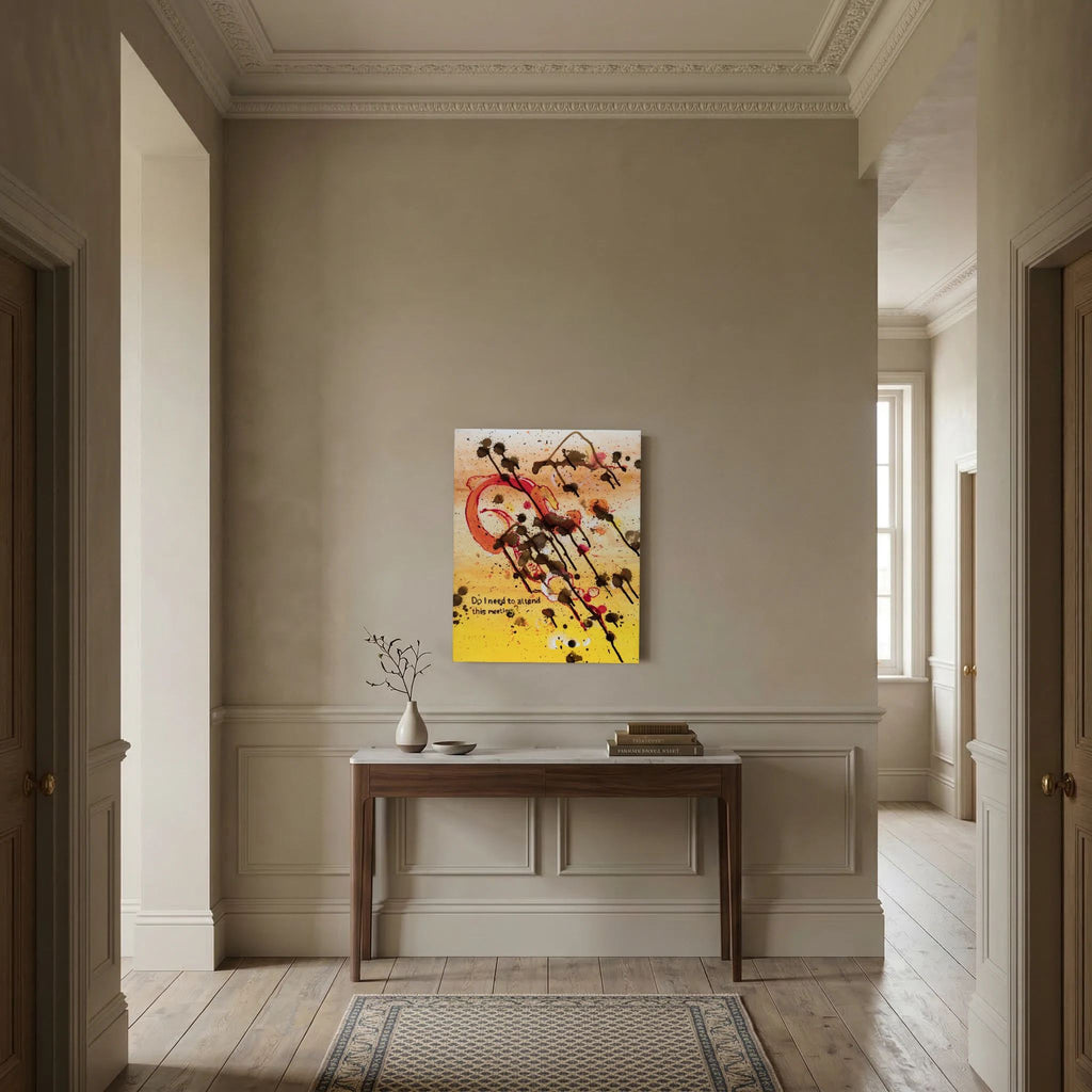 Do I Need To Attend This Meeting - Canvas Giclee Print