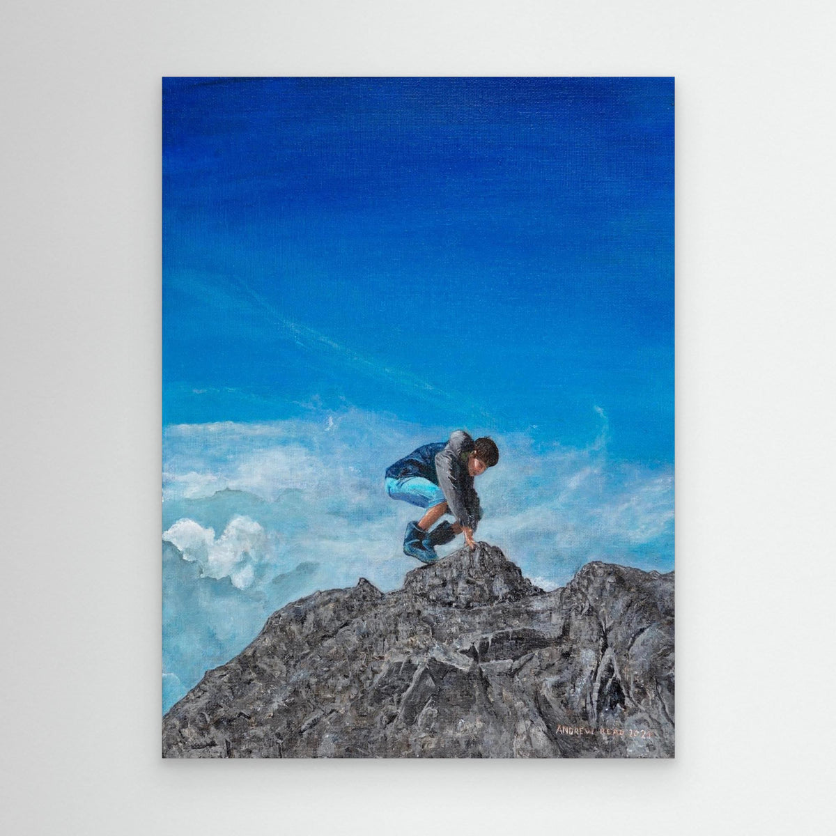 "On the Rocks"- Limited Edition Canvas Giclée Print
