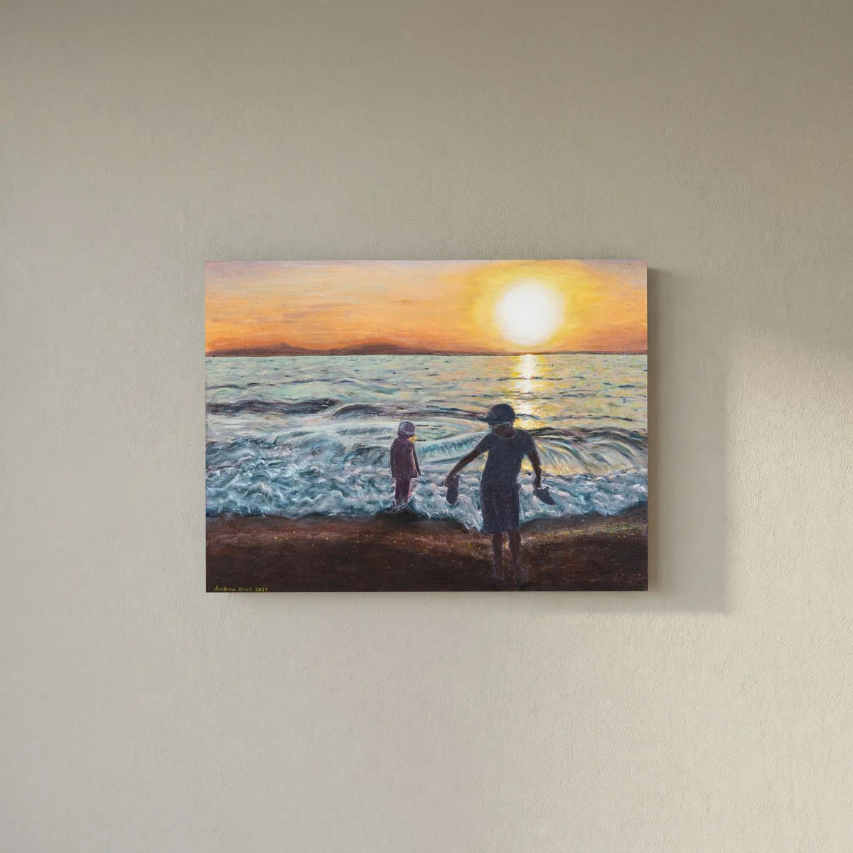 'Siviri Sunset' - Limited Edition Canvas Giclée Print
