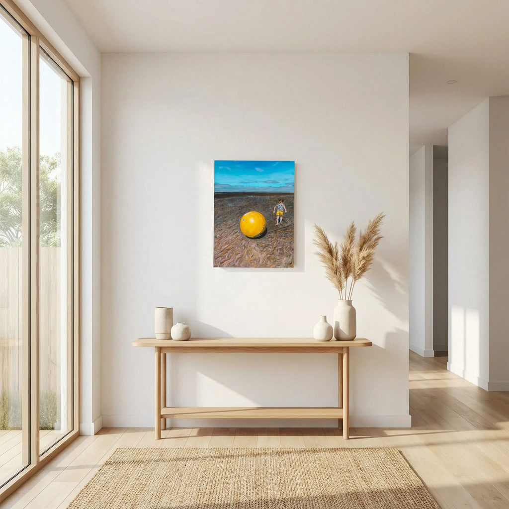 "The Boy and the Buoy" - Limited Edition Canvas Giclée Print