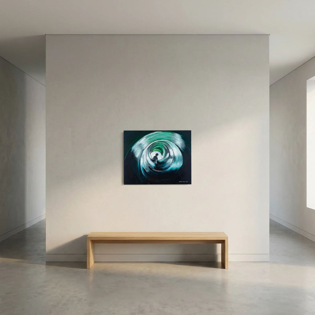 The Pause Before Bravery - Canvas Giclee Print