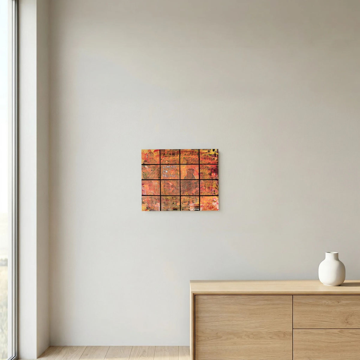 Cameras On Please - Canvas Giclee Print